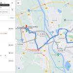 Godziny odjazdów autobusów miejskich w GoogleMaps