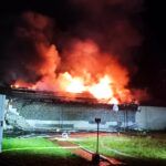 Ogromny pożar hotelu w Chrząstowicach. Jedna osoba nie żyje