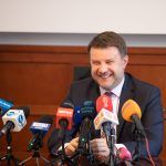 Prezydent Arkadiusz Wiśniewski nowa kadencja 2024 pierwsza konferencja prasowa (9)